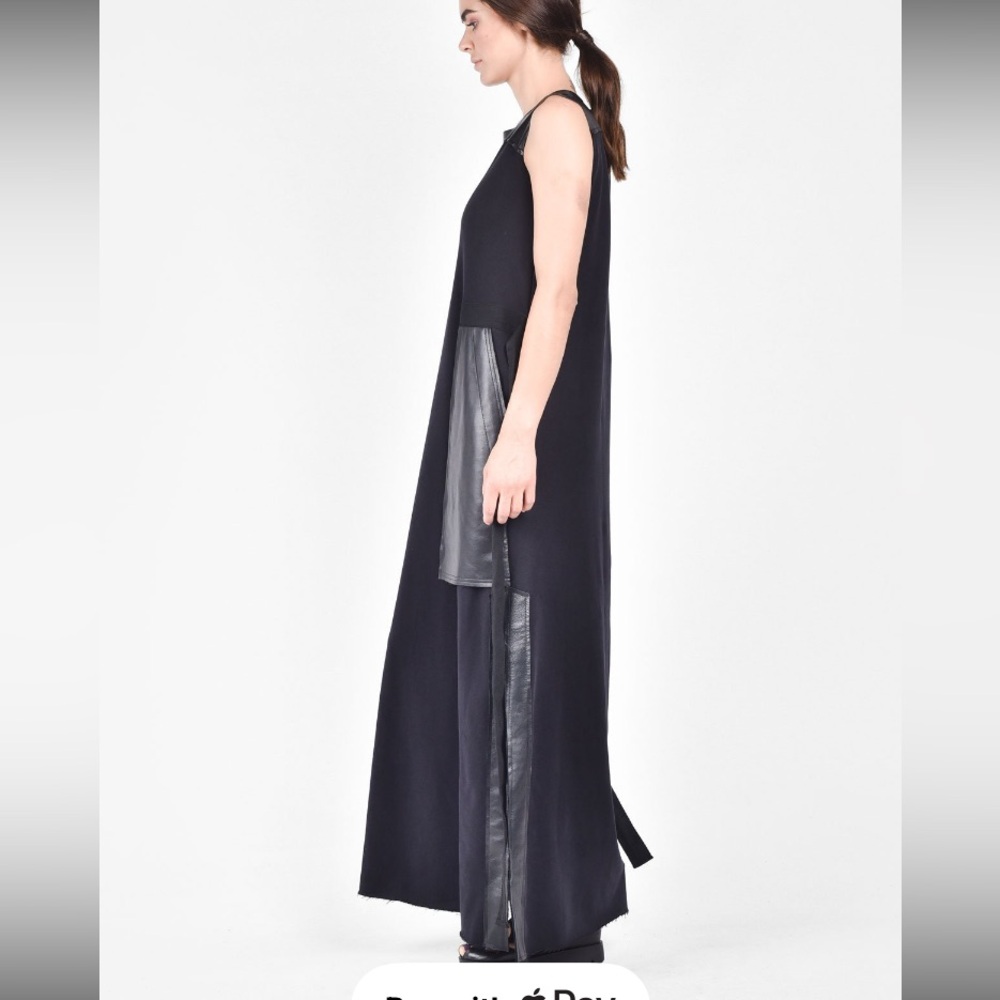 Aakasha knit and real leather dress - Picture 2 of 11